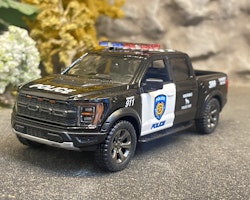 Skala 1/43 (1/46) Ford F-150 Raptor 2022' Police Edition fr Kinsmart