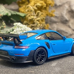 Skala 1/36 Porsche 911 GT2 RS Miamiblue fr Kinsmart