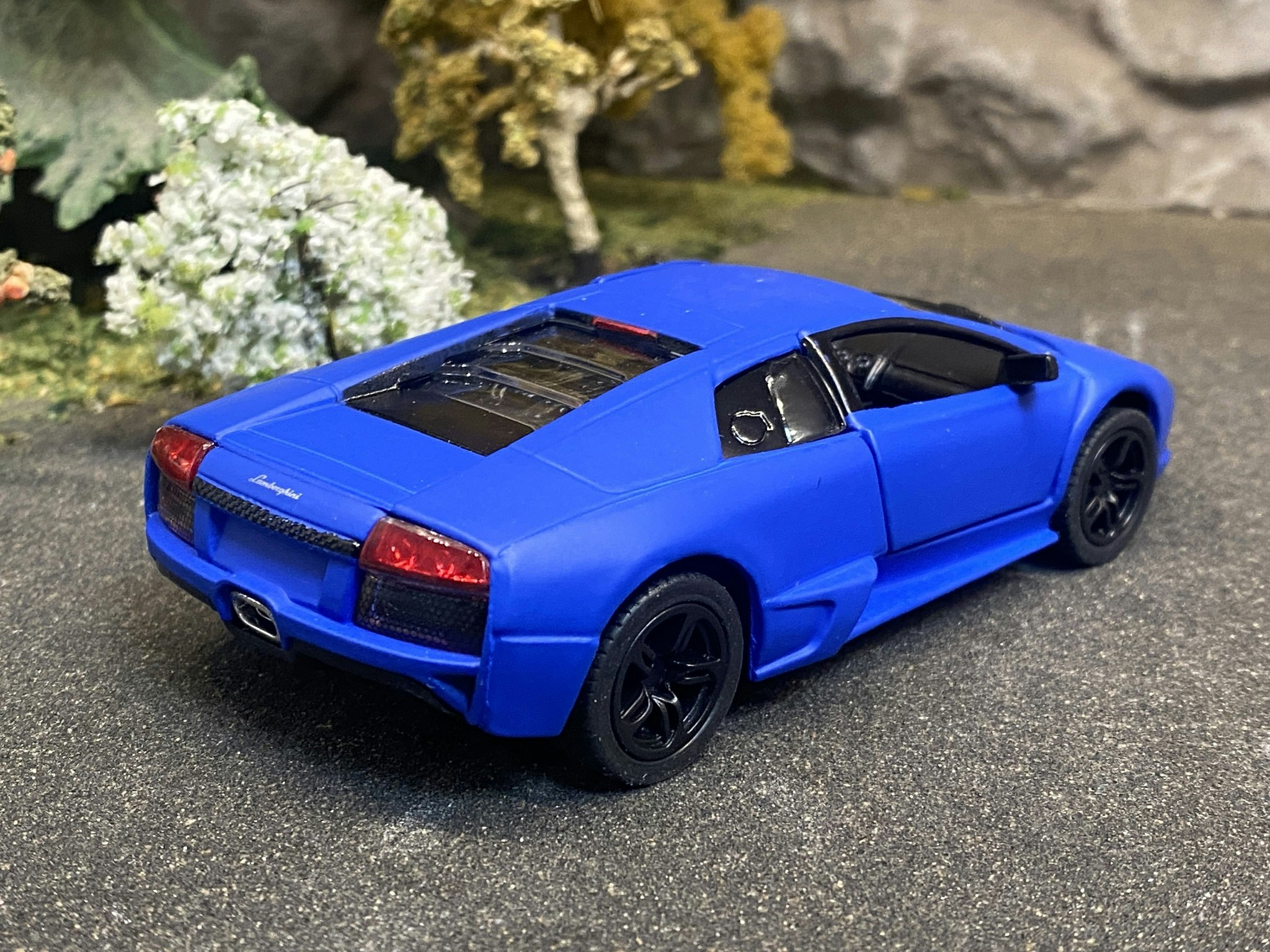 Skala 1/36 Lamborghini Murcielago LP 640, Matte blue fr Kinsmart