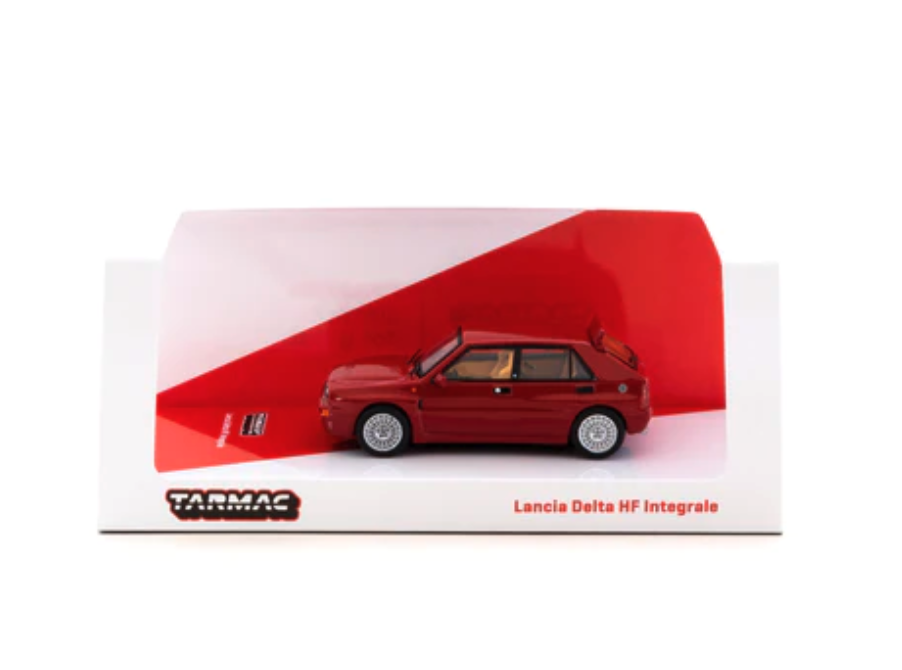 Skala 1/64 - Lancia Delta HF Integrale, Red fr Tarmac Works