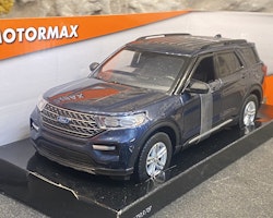 Skala 1/24: 2022 Ford Explorer XLT 2022, Dark blue fr Motormax