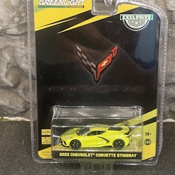 Skala 1/64 Chevrolet Corvette C8 Stingray 22' fr Greenlight "Exclusive"