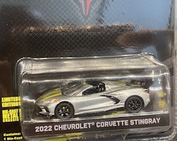 Skala 1/64 Chevrolet Corvette C8 Stingray 22', Silver fr Greenlight "Exclusive"