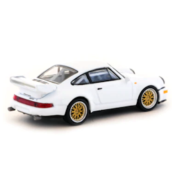 Skala 1/64 Porsche 911 RSR 3.8 White fr Schuco + Tarmac Works - COLLAB64