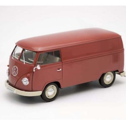Skala 1/18 1963 Volkswagen T1 Bus Panel Van, Red, Nex-models/Welly
