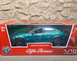 Skala 1/18 ALFA ROMEO GIULIA GTA M – Green w green Roll cage fr Bburago