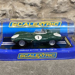 Skala 1/32 Analog Slotcar - Jaguar D-type, Green fr Scalextric