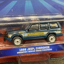 Skala 1/64 1998 Jeep Cherokee, Greenport-RSP "First Responders" fr Greenlight