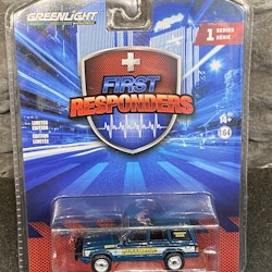 Skala 1/64 1998 Jeep Cherokee, Greenport-RSP "First Responders" fr Greenlight