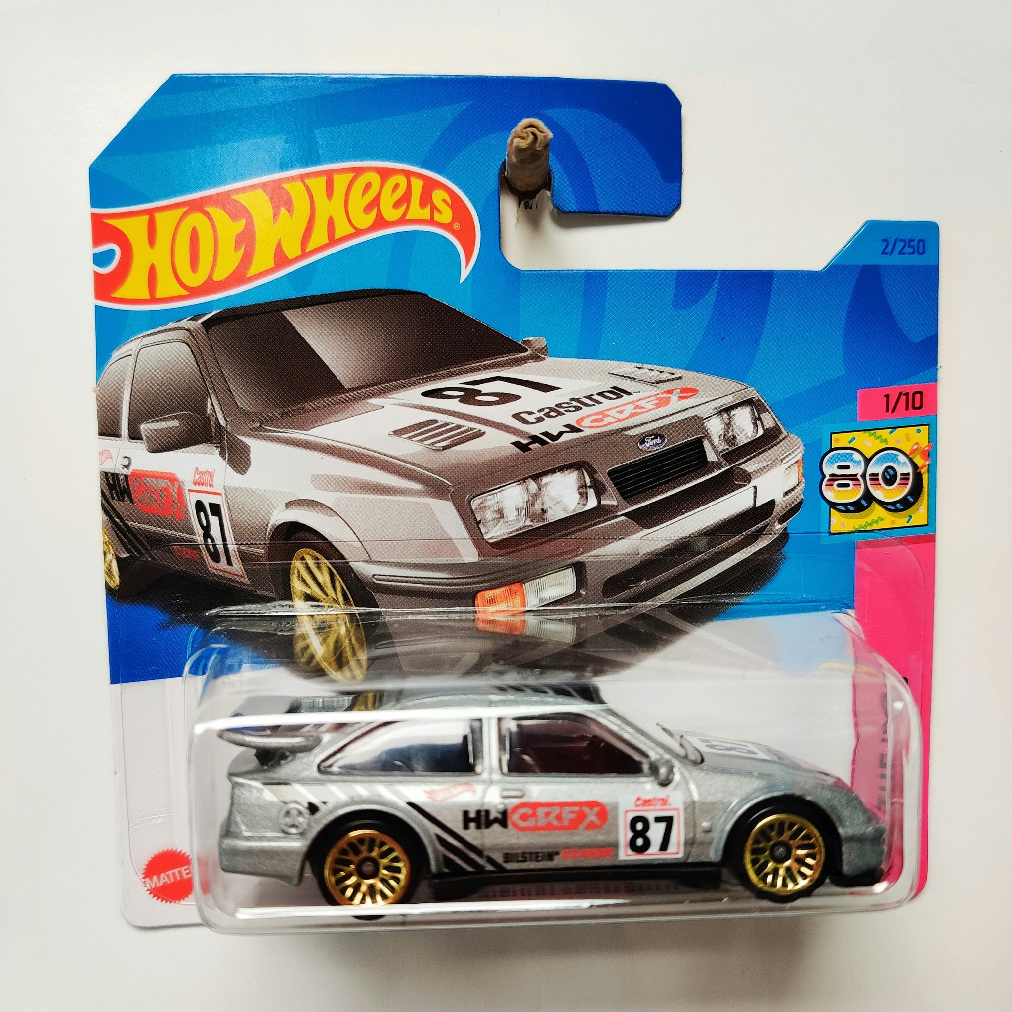 Skala 1/64 Hot Wheels, Ford Sierra Cosworth 87'