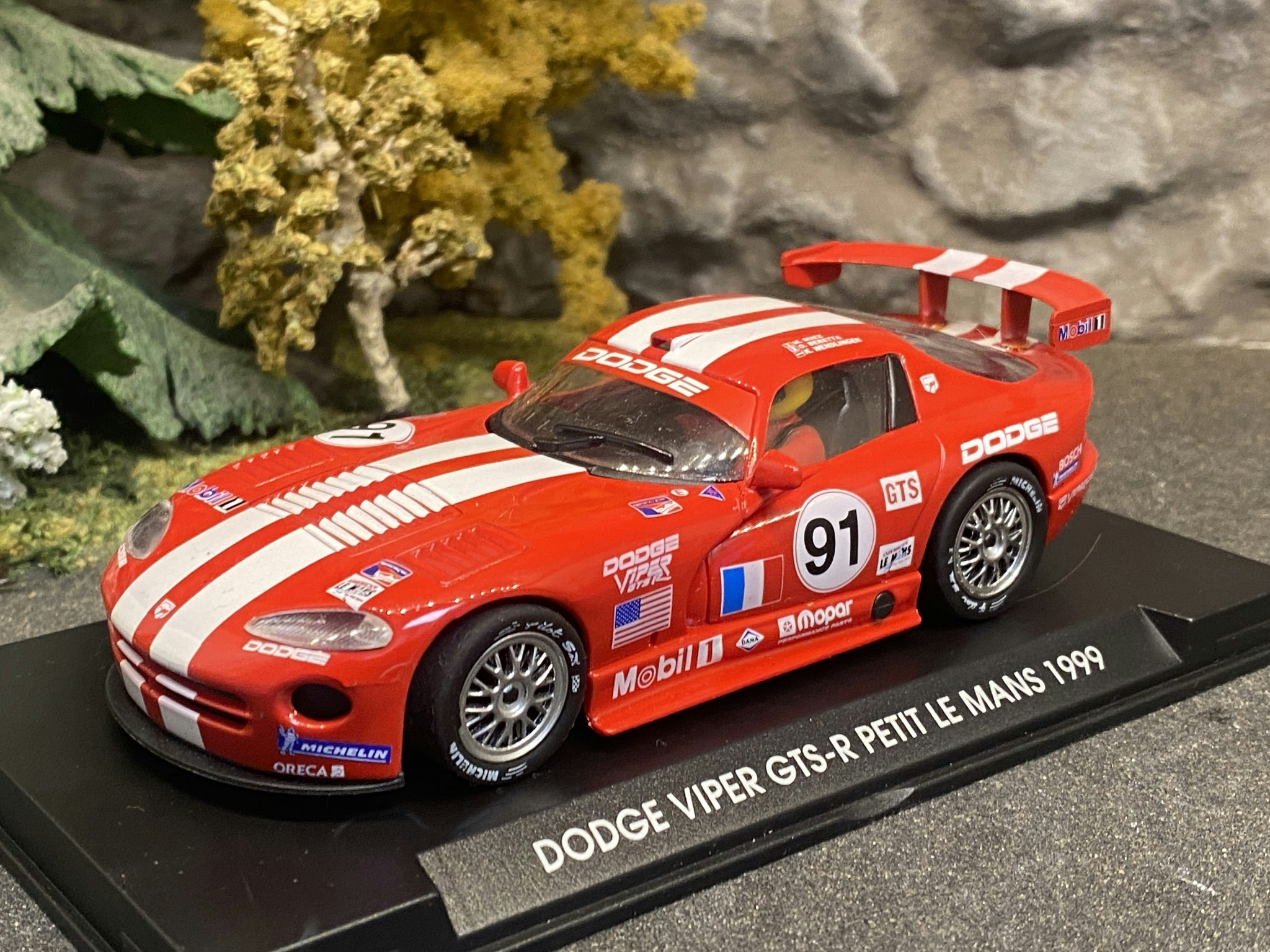 Skala 1/32 Analog FLY slotcar/ Bil t Bilbana: Dodge Viper GTS-R Petit Le Mans 1999