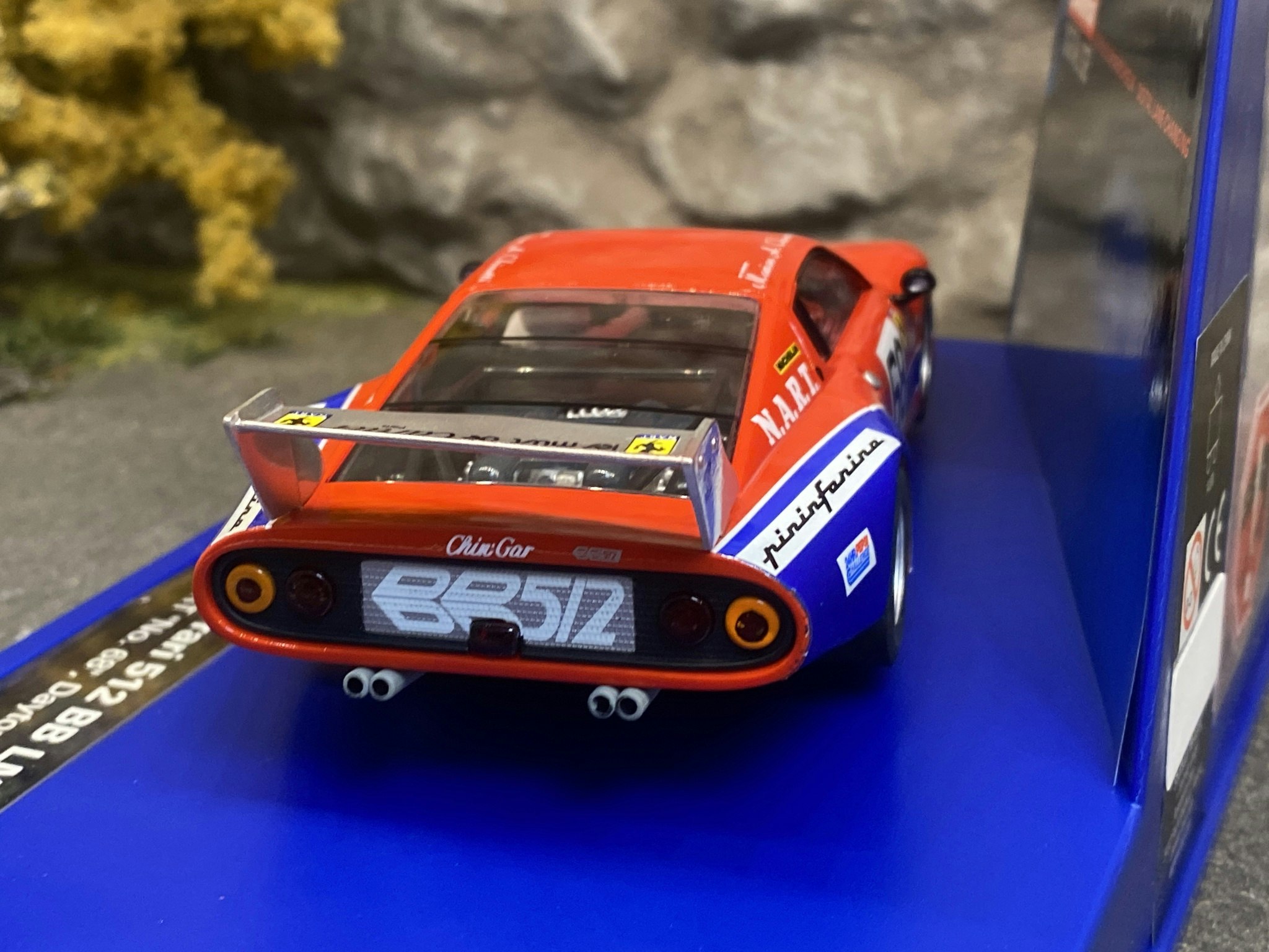 Skala 1/32 Digital/Analog slotcar fr Carrera: Ferrari 512 BB LM NART #68 Daytona 79'