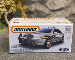 Skala 1/64 MATCHBOX 70-years - Ford Police Interceptor Polisbil