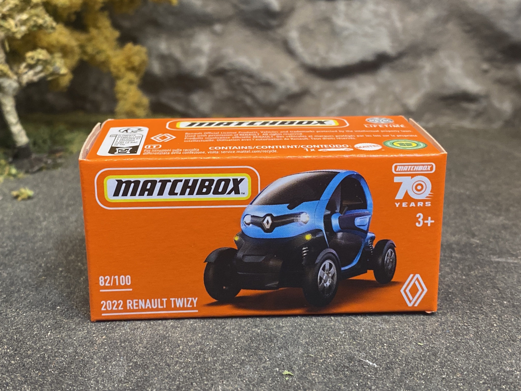 Skala 1/64 Matchbox 70-years: Renault Twizy 22'