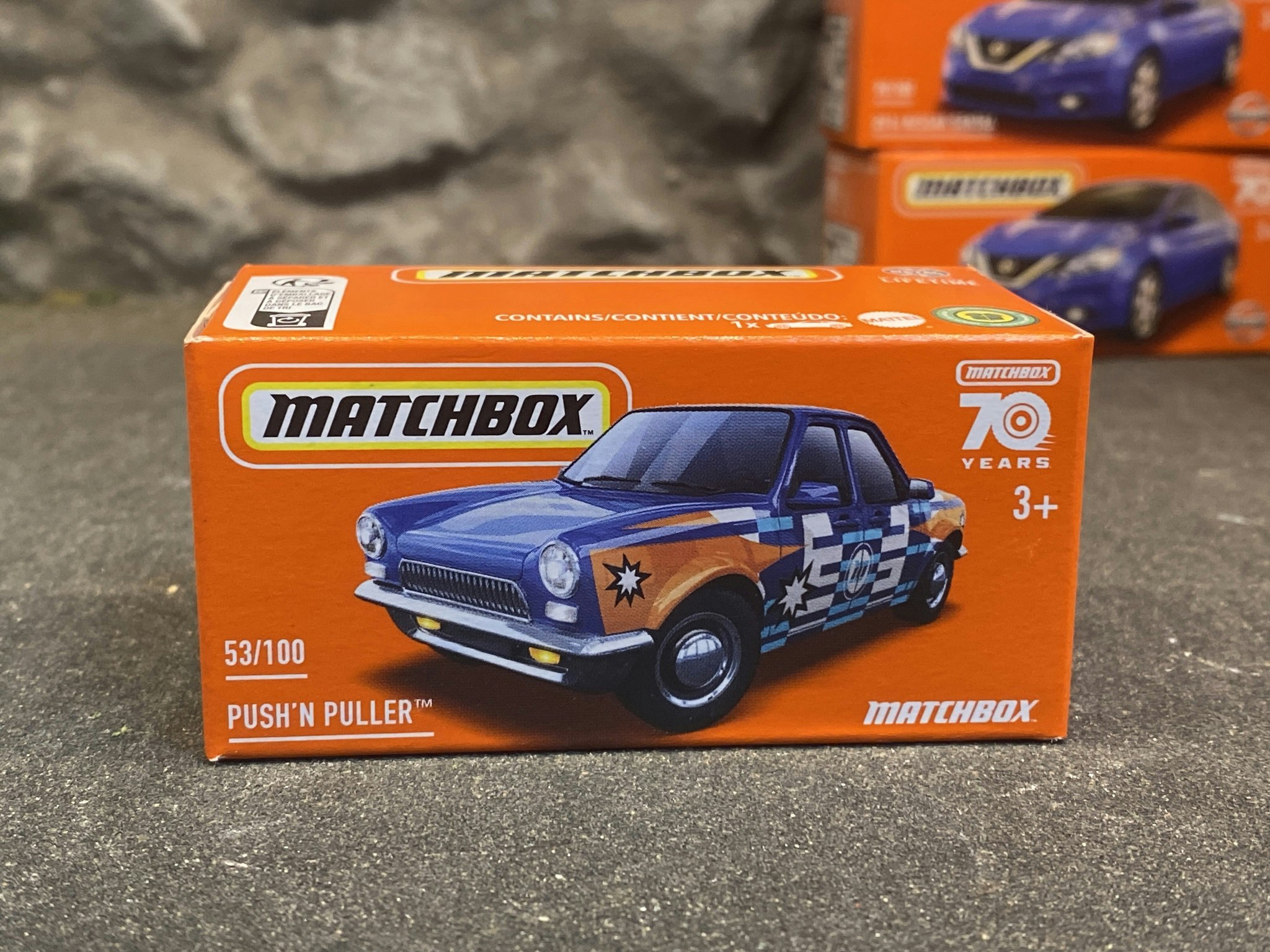 Skala 1/64 MATCHBOX 70 years -  Push 'n Puller