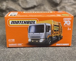 Skala 1/64 Matchbox - GARBAGE KING - SOPBIL, orange/silver