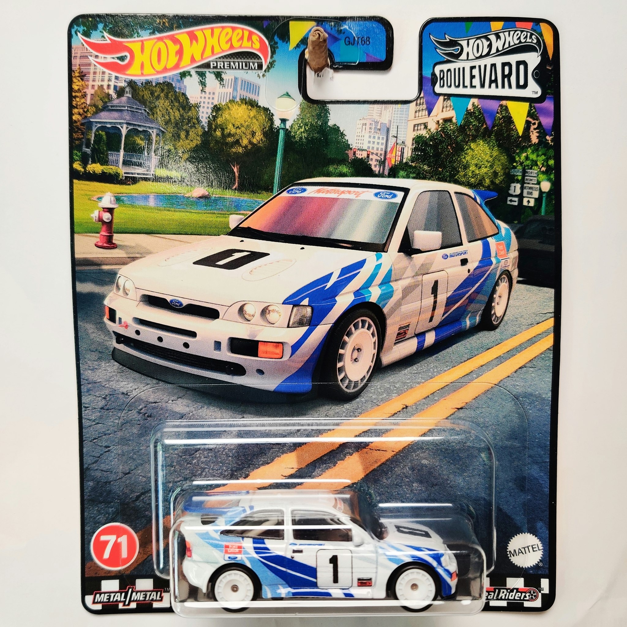 Skala 1/64 Hot Wheels PREMIUM, Boulevard, Ford Escort RS Cosworth 93'
