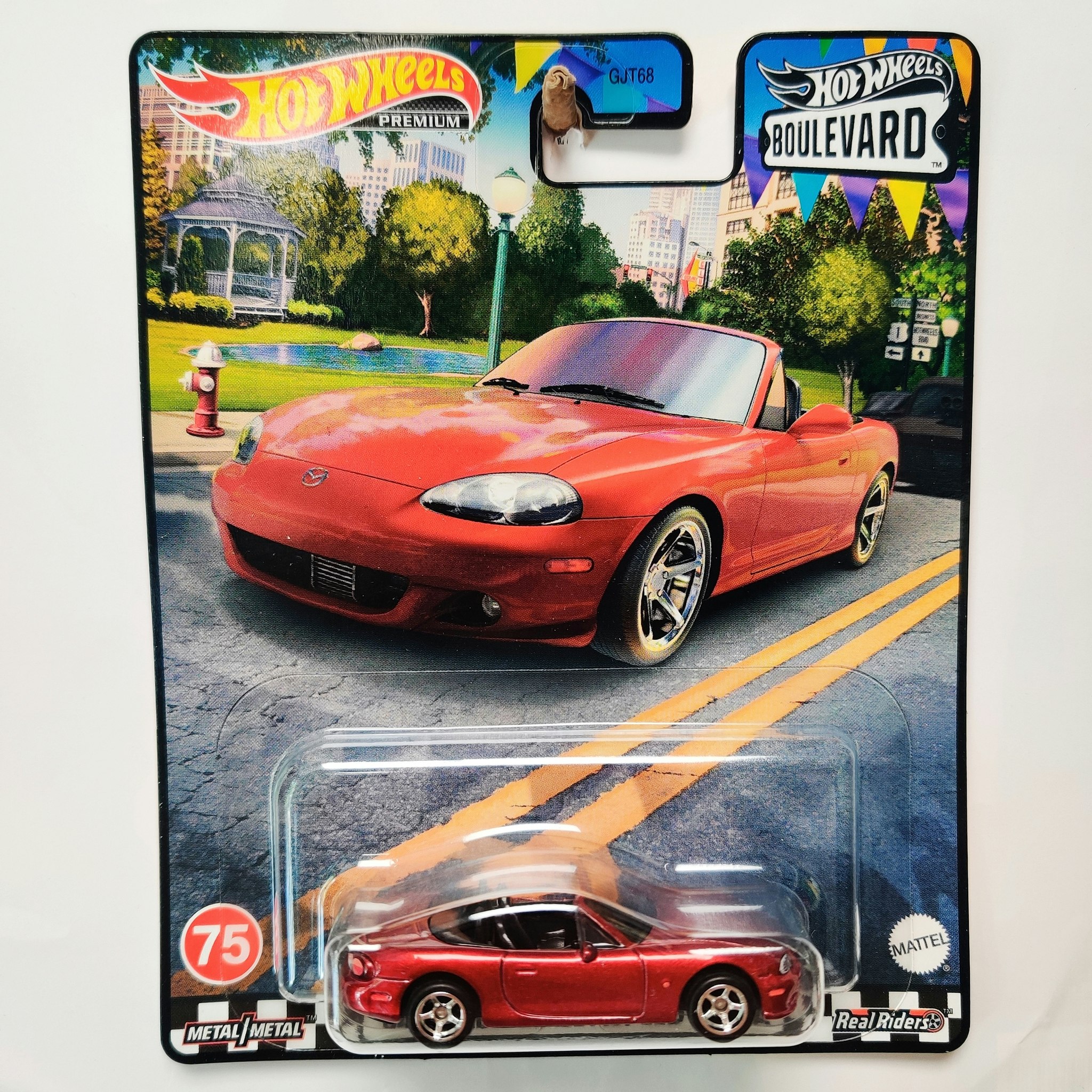 Skala 1/64 Hot Wheels PREMIUM, Boulevard, Mazda Mazdaspeed Miata 04'
