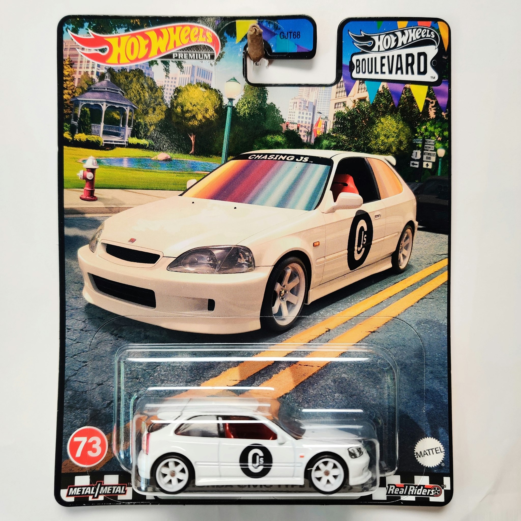 Skala 1/64 Hot Wheels PREMIUM, Boulevard, Honda Civic Type R 99'