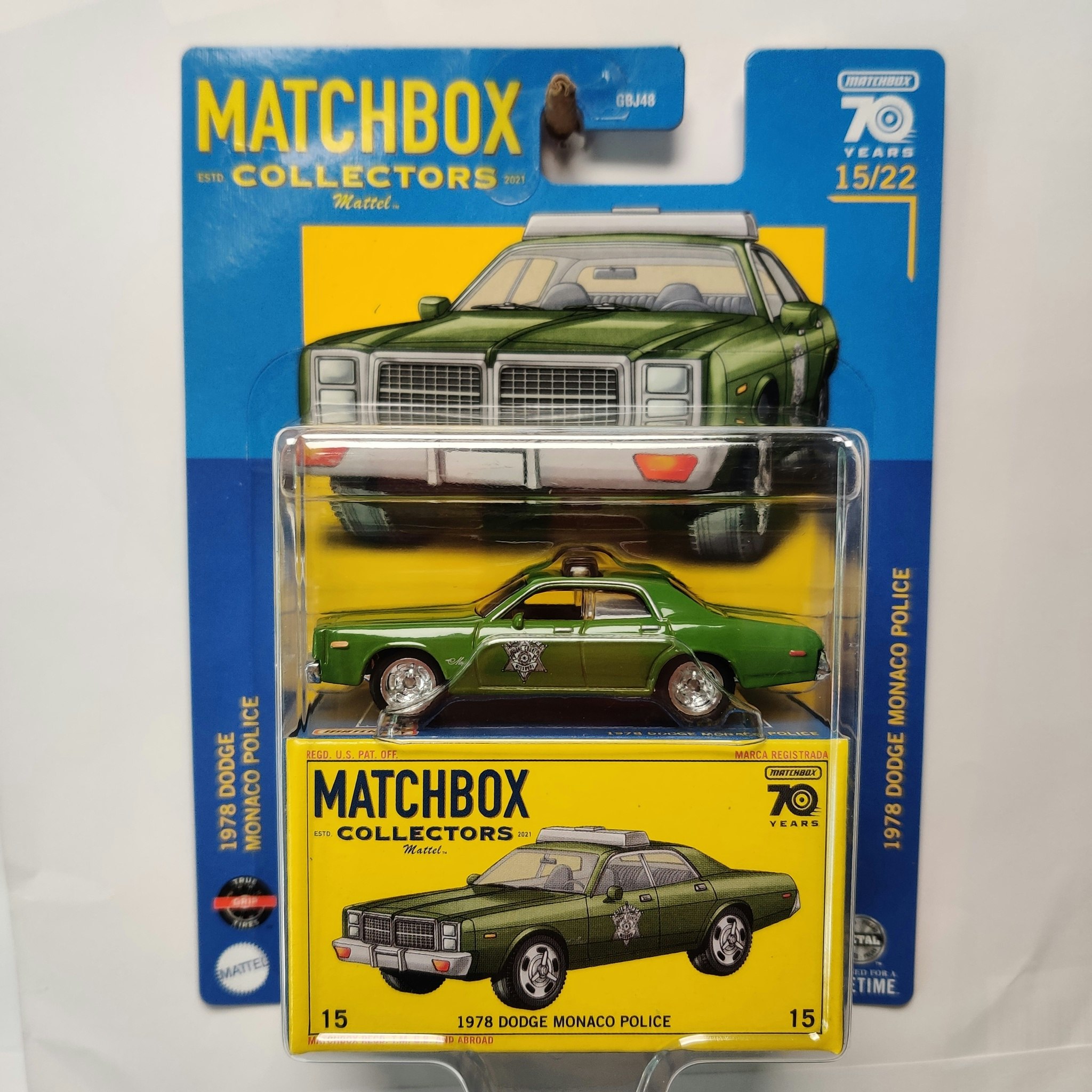 Skala 1/64 MATCHBOX - Collectors - Dodge Monaco Police 1978