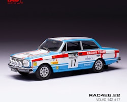 Skala 1/43 VOLVO 142 #17 M.Alen / A.Aho Rally RAC 1972, fr IXO Models