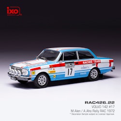 Skala 1/43 VOLVO 142 #17 M.Alen / A.Aho Rally RAC 1972, fr IXO Models