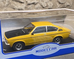Skala 1/18 Opel Kadett C Coupe, orange w blk hood 1975 fr MCG/Model Car Group