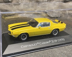 Skala 1/43 1970 Chevrolet Camaro Z/28  - Route 66 series, Blue fr Eaglemoss LTD