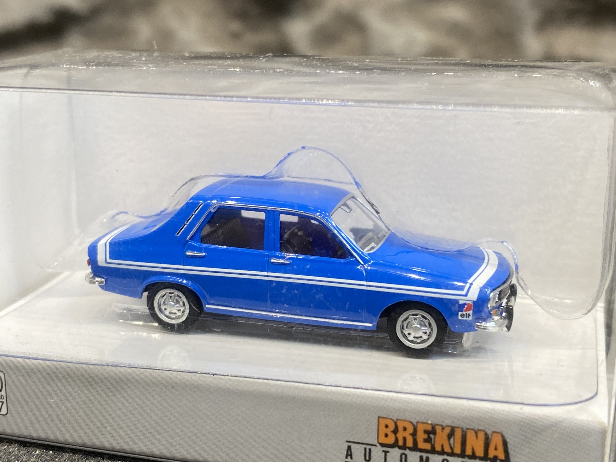 Skala 1/87 - Renault R 12 TL, blue, Gordini, 1969 fr Brekina