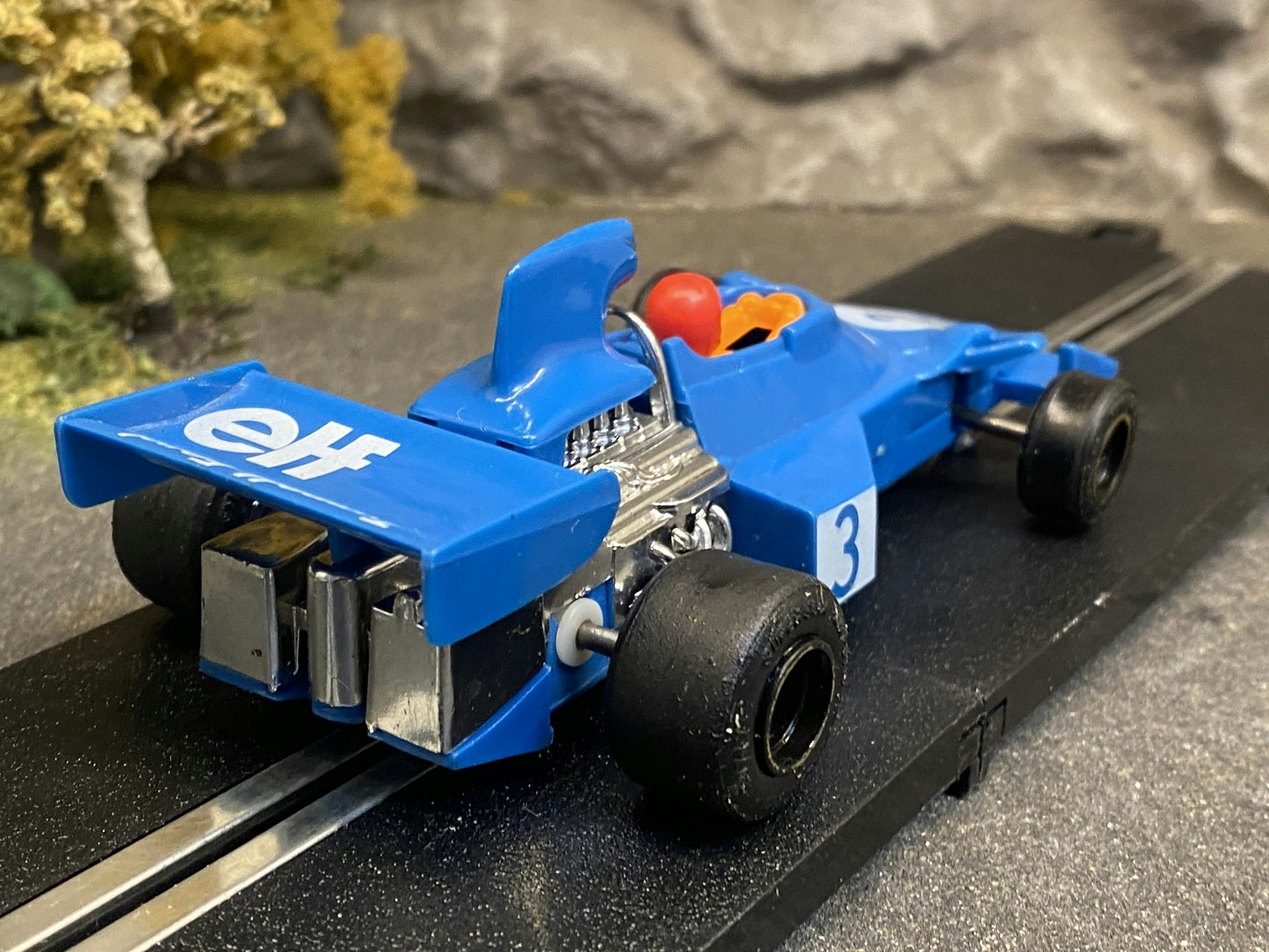Skala 1/32 Begagnad/Used Analouge slotcar: Tyrell/Ford 75' fr Scalextric