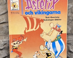 ASTERIX - Asterix & Vikingarna - R Goscinny & A Uderzo - Begagnat album i gott skick