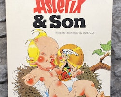 ASTERIX - Asterix & Son - R Goscinny & A Uderzo - Begagnat album i gott skick
