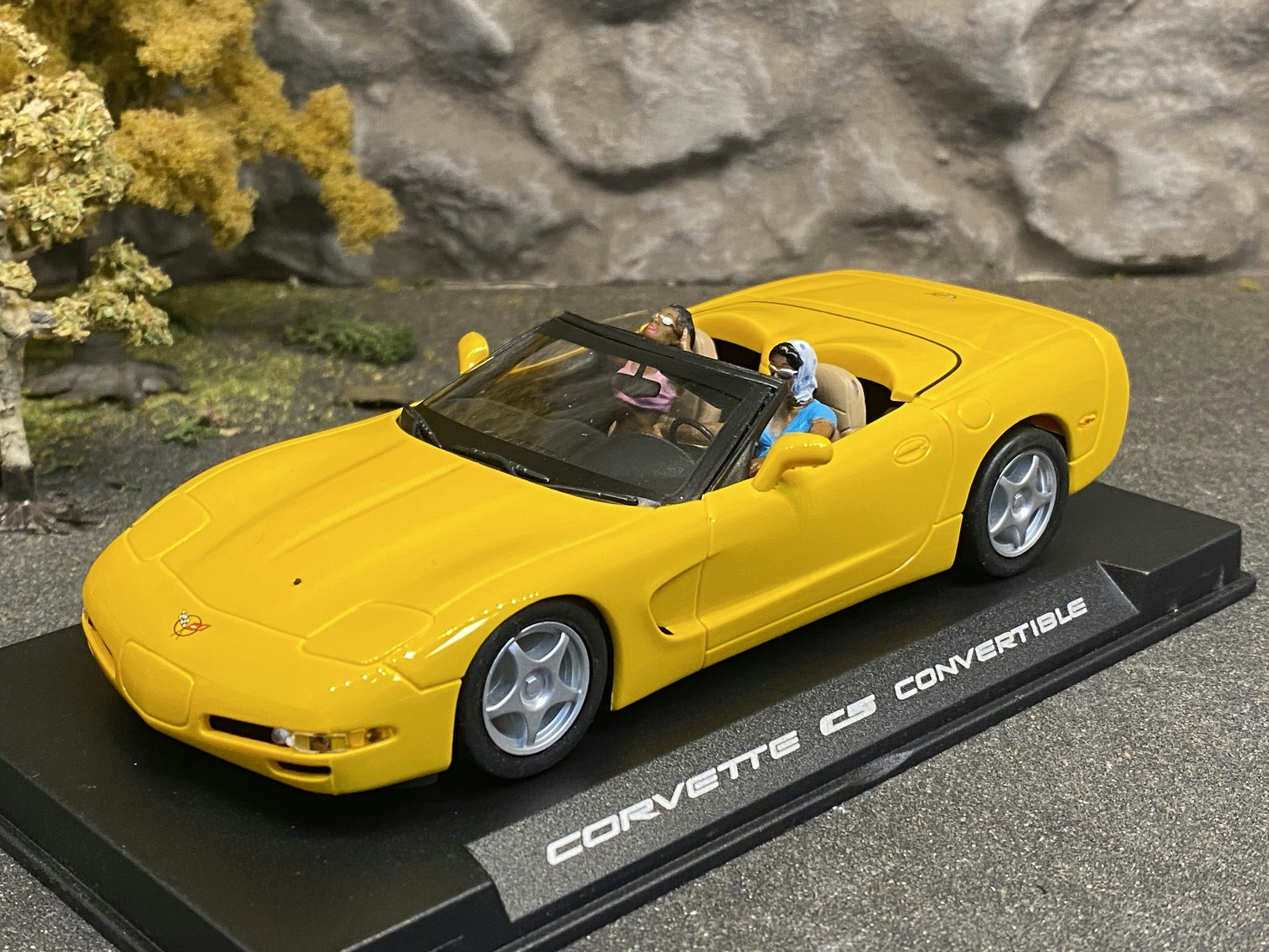 Skala 1/32 Analog FLY slotcar/ Bil t Bilbana: Chevrolet Corvette C5 Z06, Yellow Convertible