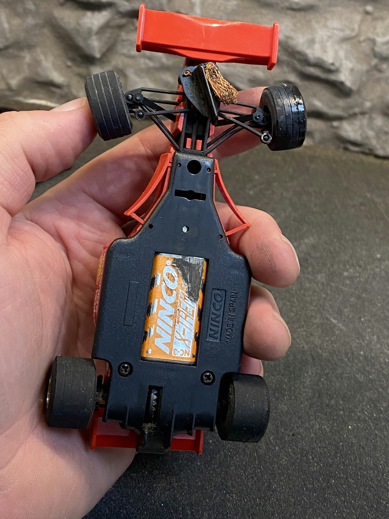 Skala 1/32 Begagnad/Used an. slotcar: Ferrari F310B w steering (NC-2 Engine) fr Ninco