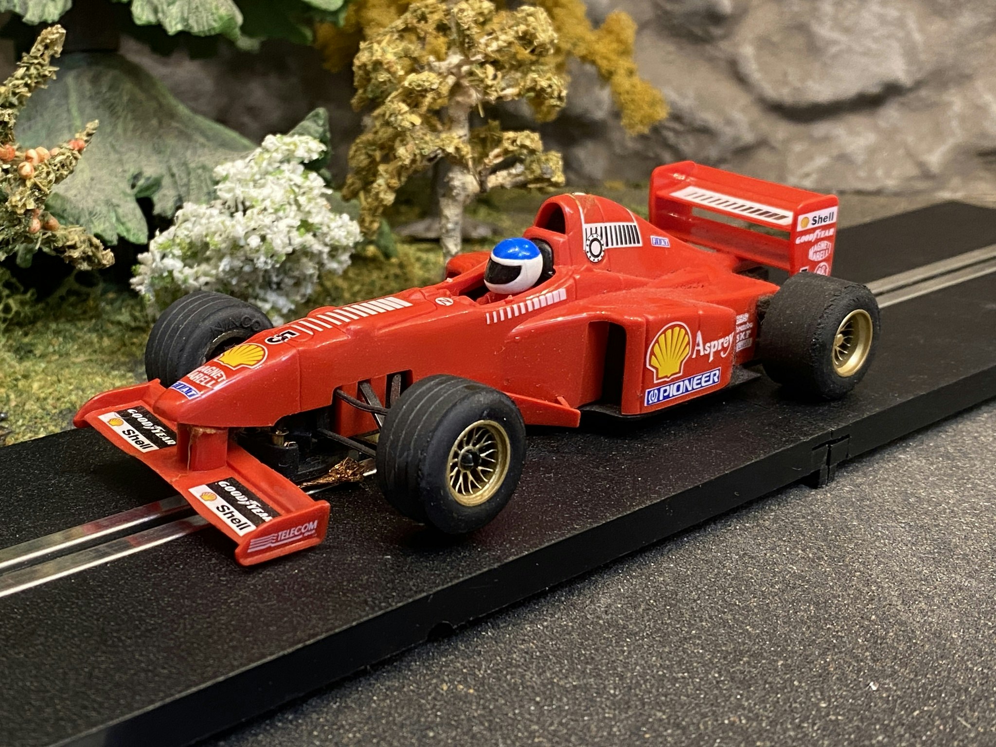 Skala 1/32 Begagnad/Used an. slotcar: Ferrari F310B w steering (NC-2 Engine) fr Ninco