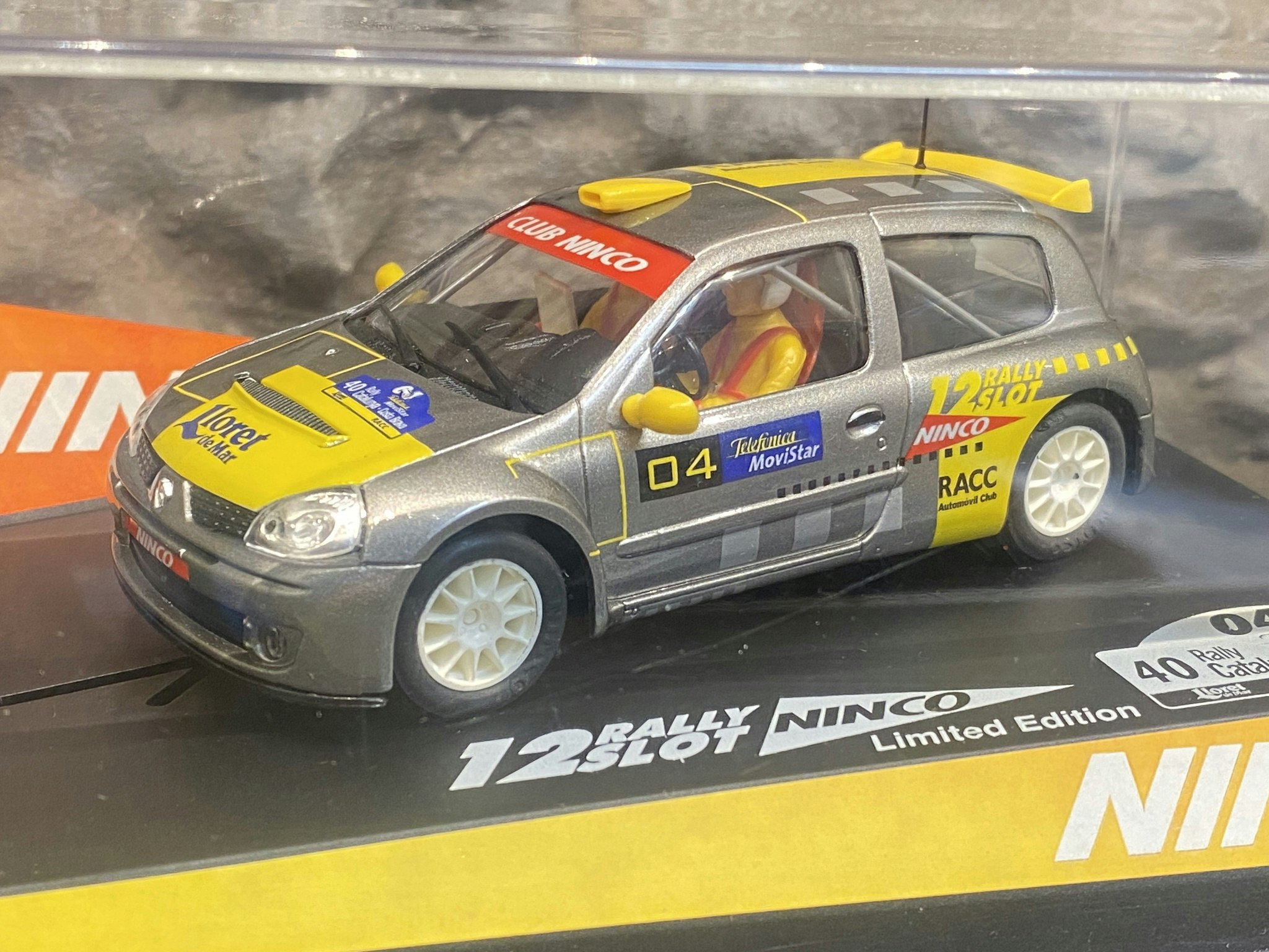 Skala 1/32 Analog Slotcar: Renault Clio " Catalunya Costa Brava 2004 - 50353 fr NINCO