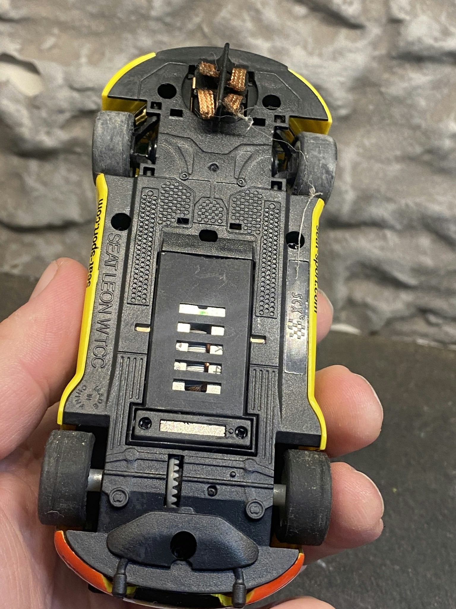 Skala 1/32 Begagnad/Used Analoge slotcar: Seat Leon WTCC fr SCX
