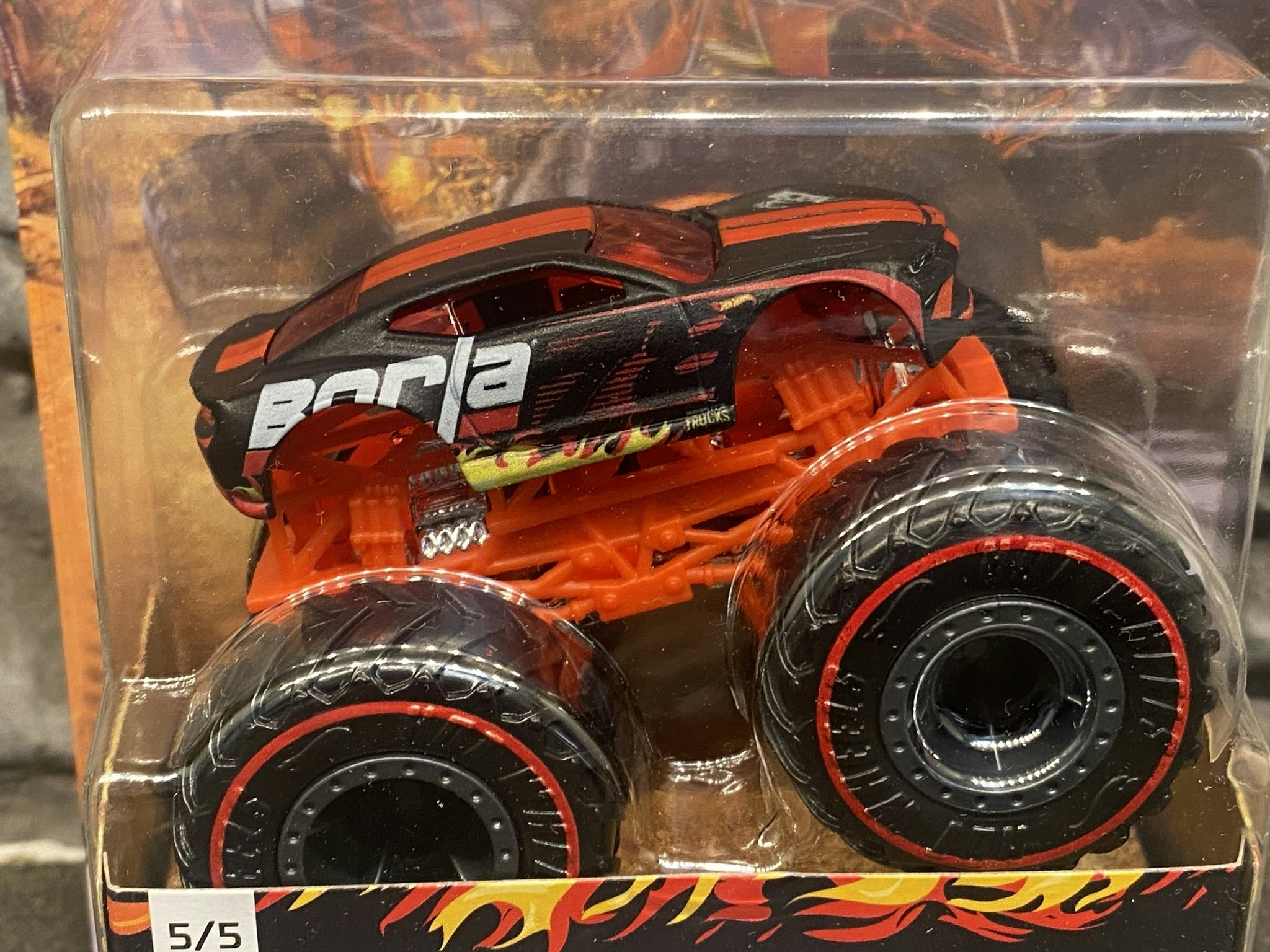 Skala 1/64 Monster Truck: Camaro "BORLA" fr Hot Wheels