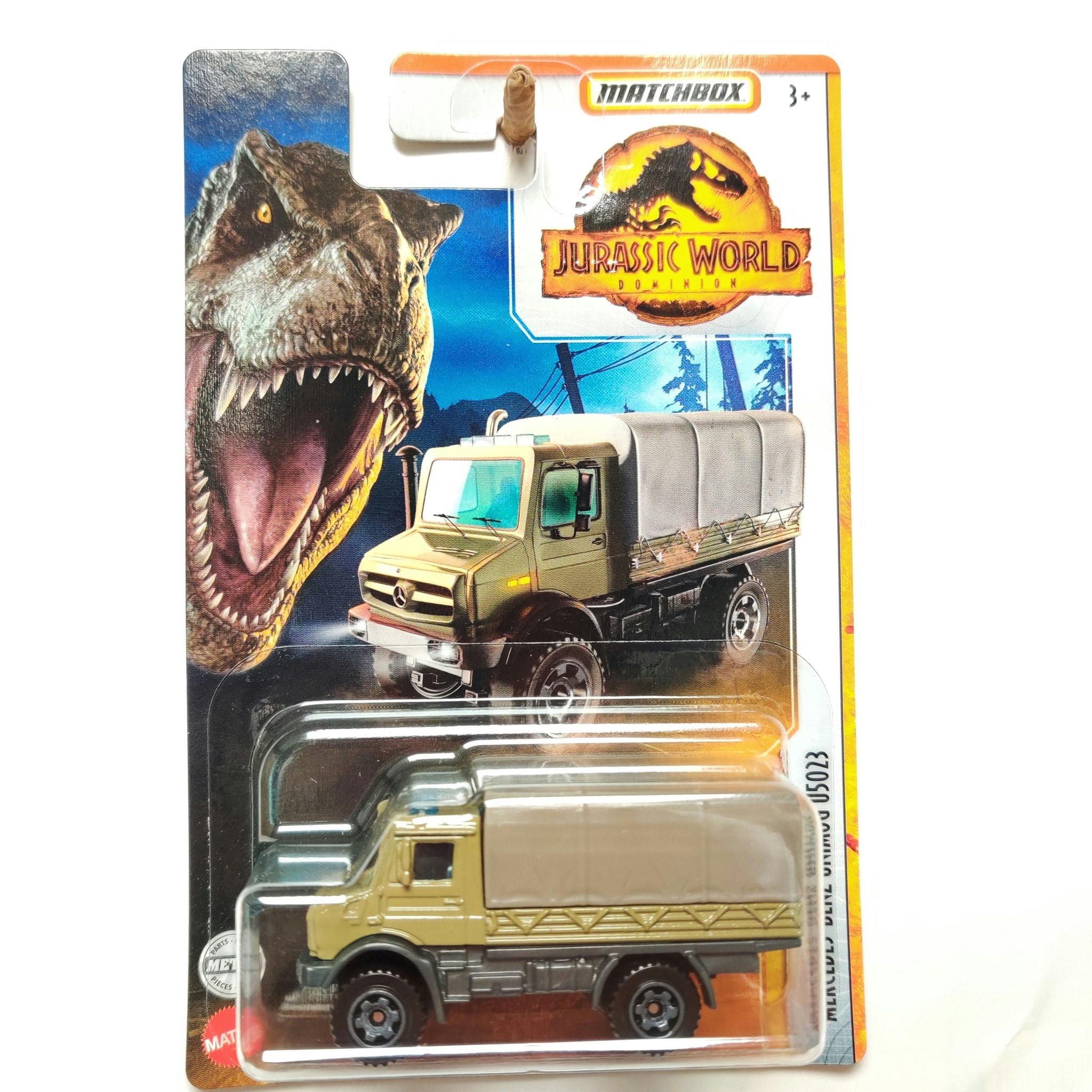 Skala 1/64 Matchbox: Merceds-Benz Unimog U5023 "Jurassic World"