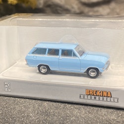 Skala 1/87 - Opel Kadett B Caravan, light blue fr Brekina