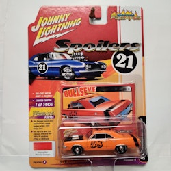 Skala 1/64 - Dodge Dart Swinger 70'' Rel.4 fr Johnny Lightning (Raging Hot Met Orange)