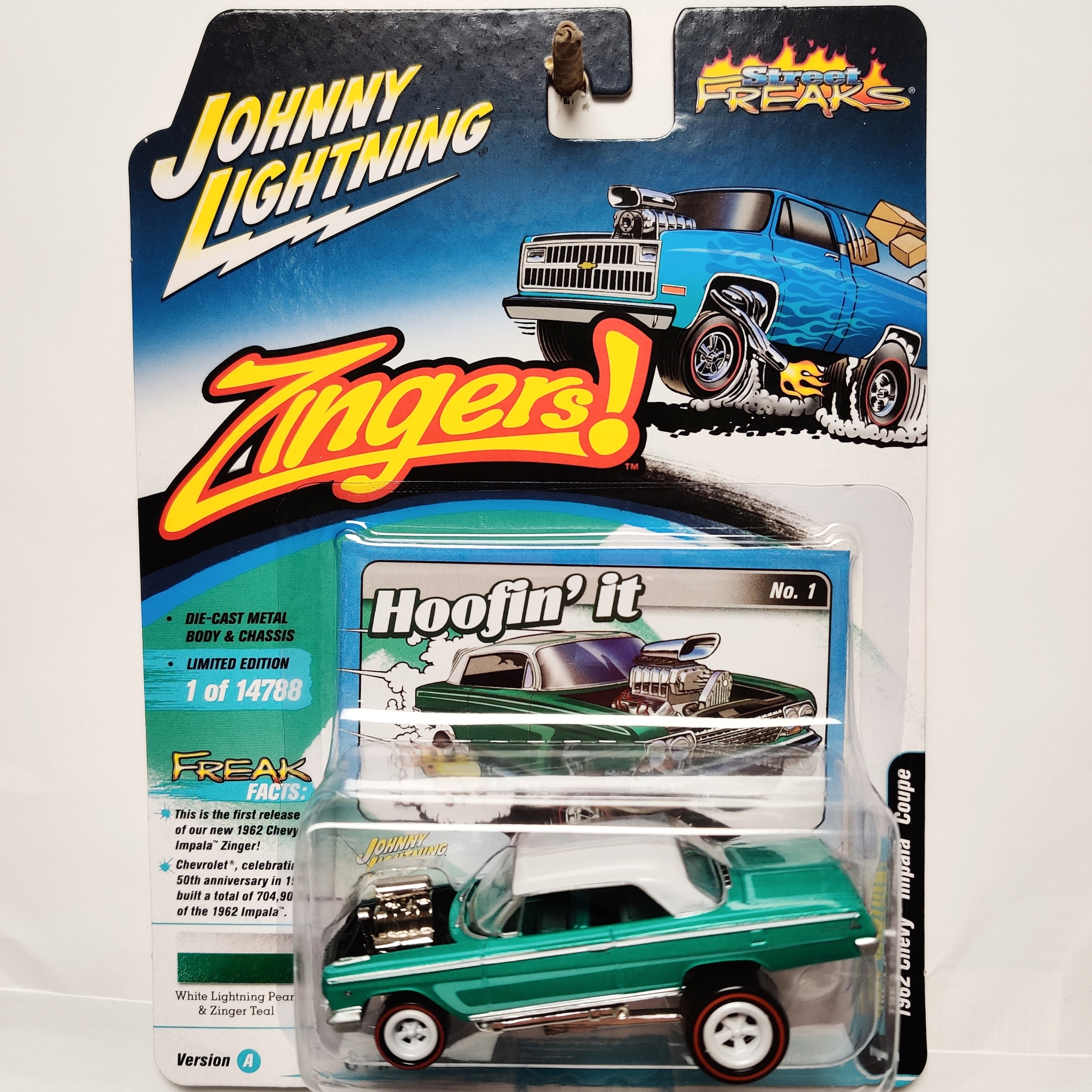 Skala 1/64 Chevy Impala Coupe 62' "Zingers!" fr Johnny Lightning