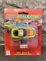 Skala 1/64 Analog Slotcar: GT-car #31 Green fr MicroScalextric