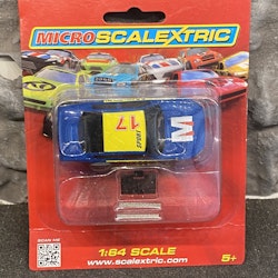Skala 1/64 Analog Slotcar: US Stock Car #17 Blue fr MicroScalextric