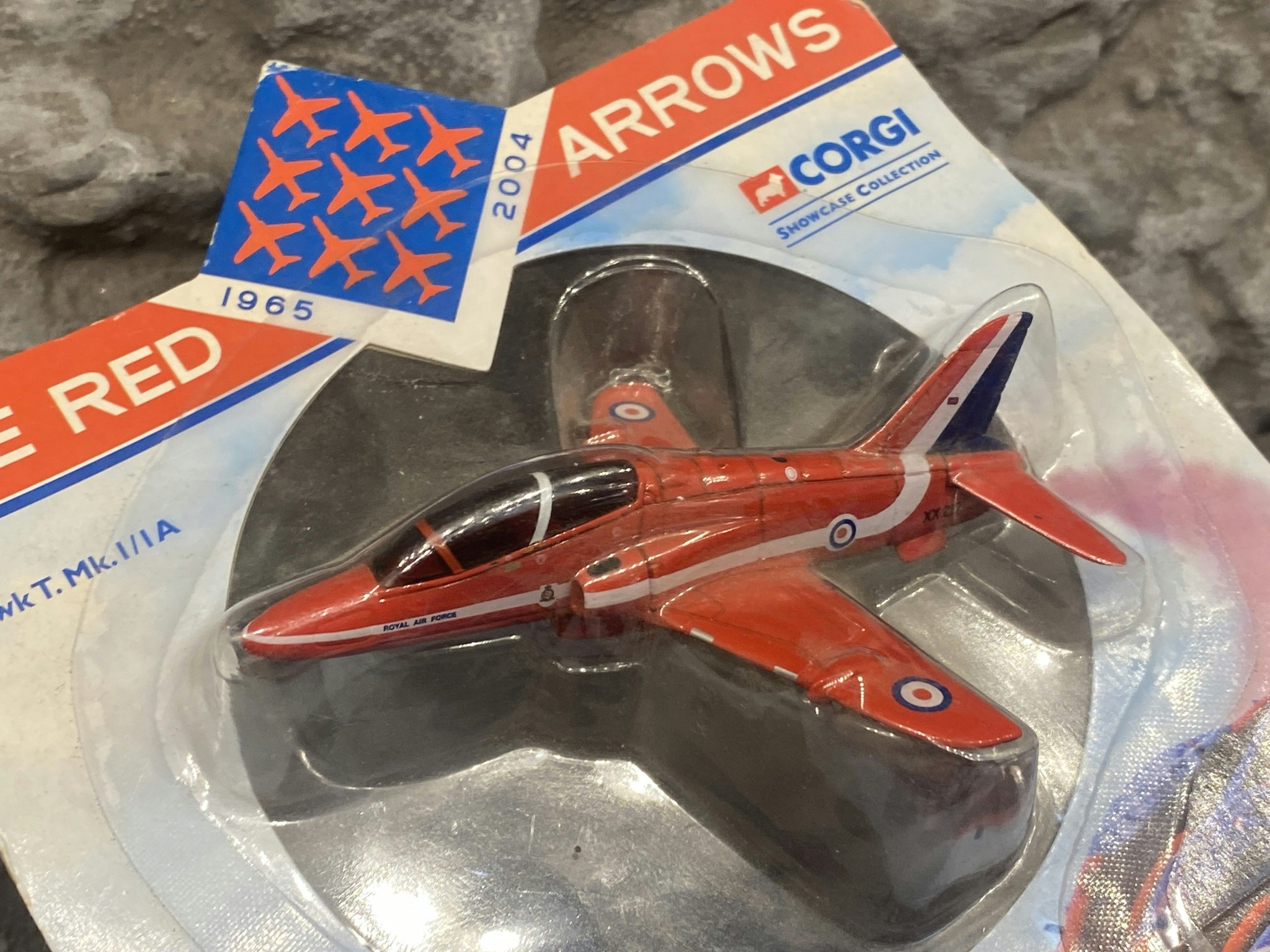The Red Arrows -Hawk T. Mk 1/1A with Stand (10 cm long) fr Corgi