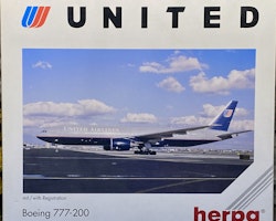 Scale 1/200 Boeing 777-200 "United Airlines" Art nr 550024 fr Herpa Wings