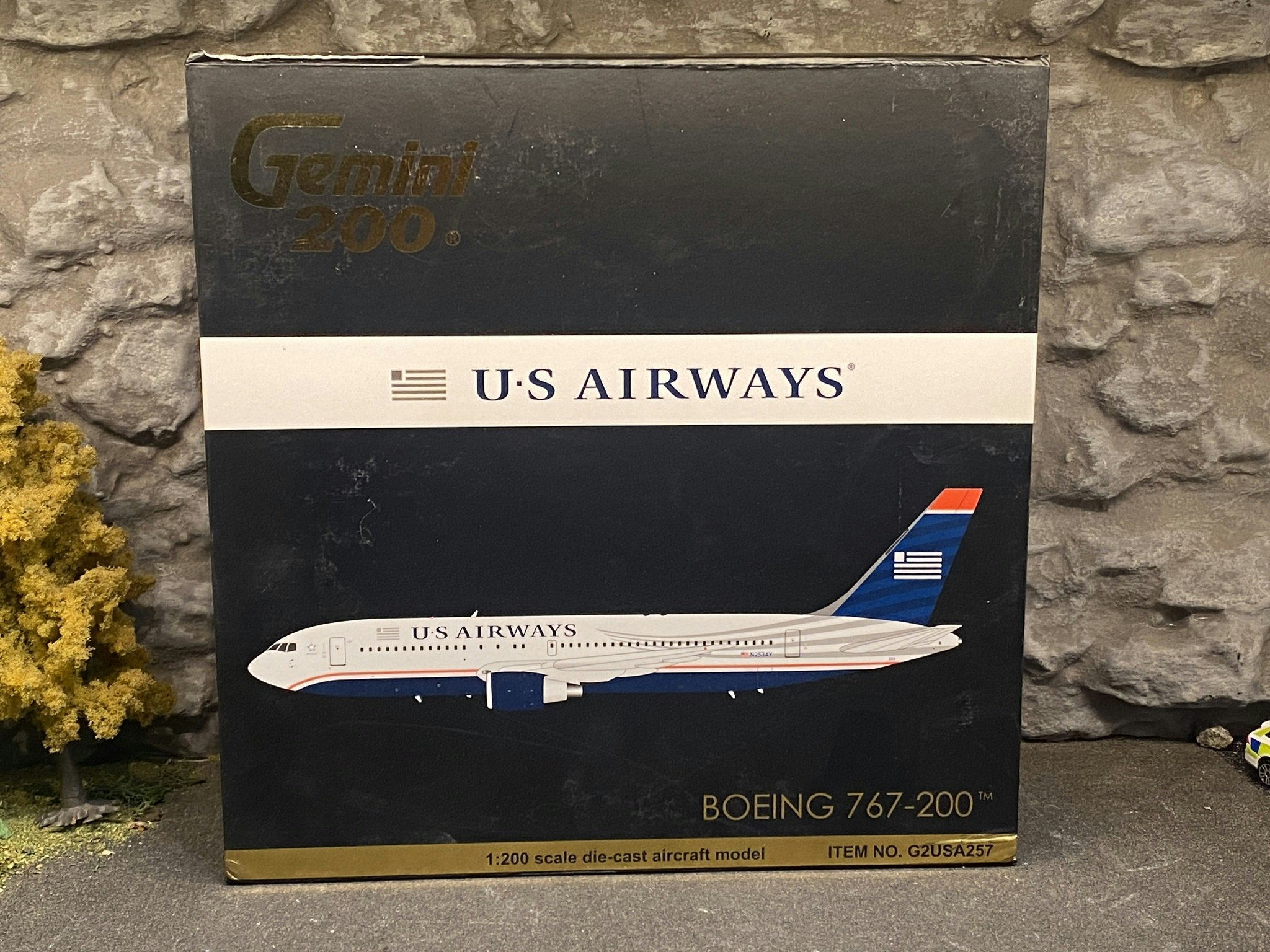 Scale 1/200 Boeing 767-200 "U-S Airways" Art nr G2USA257 fr Gemini 200