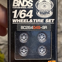 Skala 1/64 BNDS - Custom Wheel -  Wheel & Tire set: BC26404S-SR