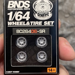 Skala 1/64 BNDS - Custom Wheel -  Wheel & Tire set: BC26406-SR