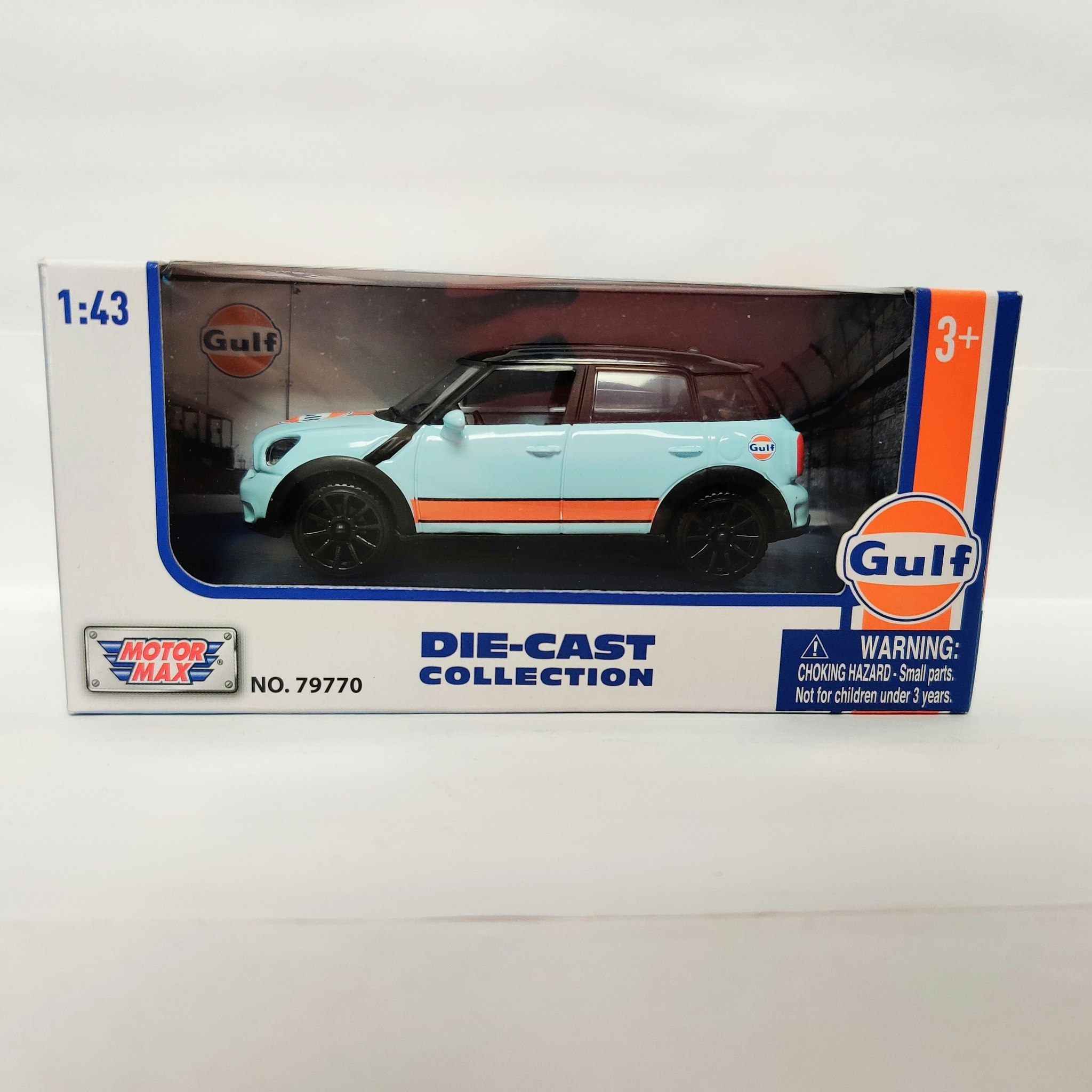 Skala 1/43 Mini Cooper S Countryman "GULF" fr Motor Max